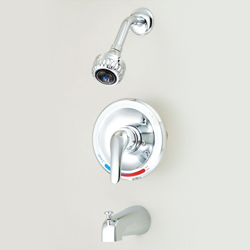 single handle tub and shower faucets 