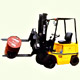 sit on electric forklift truck rotating fork clamp 