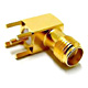 sma right angle pcb mount jack receptacle 