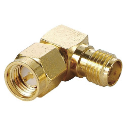 sma right angle plug to jack adapters