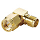 sma right angle plug to jack adapters 