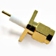 sma square flange plug receptacle 