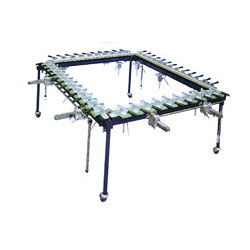 small-medium manual screen stretching unit, manual screen stretching unit, screen, stretching, unit. 