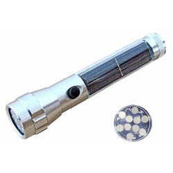 solar energy flashlight