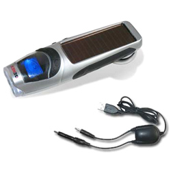 solar led flashlight