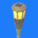 Solar Lighted Torch Yard Lights