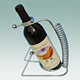 spring shaped wire wine rack 