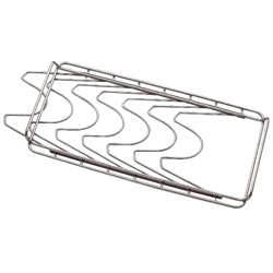 stainless barbecue rib rack