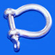 stainless steel anchor shackles 