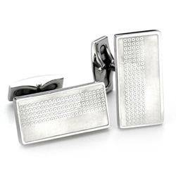 stainless steel cuff links