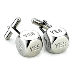 stainless steel cuff links 