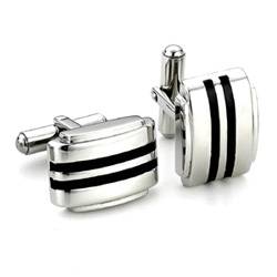 stainless steel cuff links 