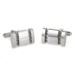 stainless steel cuff links 