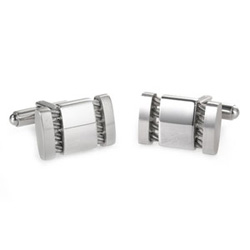 stainless steel cuff links