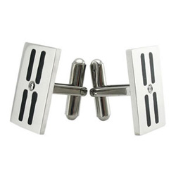 stainless steel cuff links