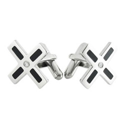 stainless steel cuff links