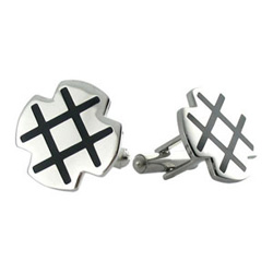 stainless steel cuff links