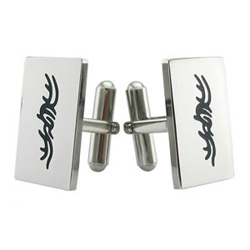 stainless steel cuff links