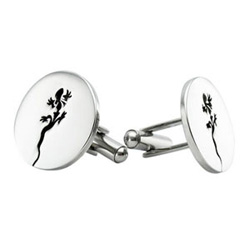 stainless steel cuff links 