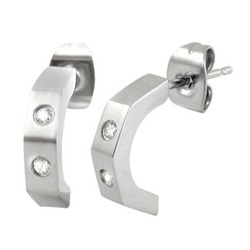 stainless steel earrings 