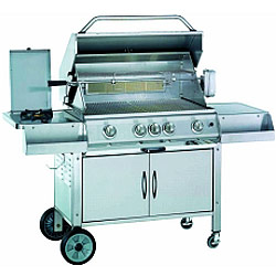 stainless steel gas grill cabinet trolley