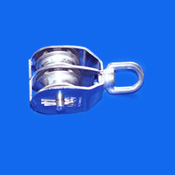 stainless steel swivel double pulleys 