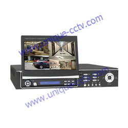 stand alone dvr integrated with lcd monitor 