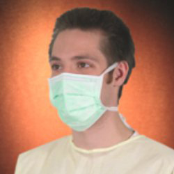 standard tie back face mask