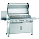 Barbecue Equipment- 6B Steel Cabinet Trolleys With Stainless Steel Hoods