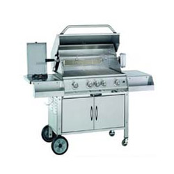 steel hooded gas bbq grills