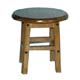 round wood step stools 