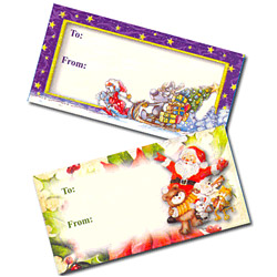 x'mas glitter sticker 