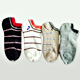 stripe sneaker sock 