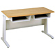 Wood School Desk image