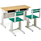 Wood School Desk image