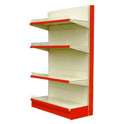 supermarket shelves