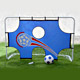 target shot soccer goal net 