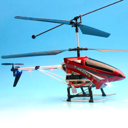 three channel metal helicopters