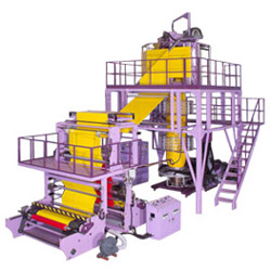 three layer co extrusion inflation machine 