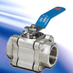 three-piece heavy duty ball valves