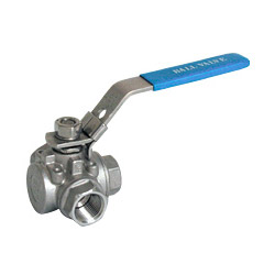 three way t 316 ball valve