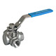 three way t 316 ball valve 