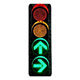 traffic signals red yellow and two green 