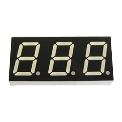 0.52" triple digit numeric displays 