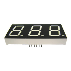 0.80" triple digit numeric displays 