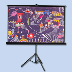 tripod projector screen