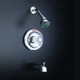 Tub & Shower Faucets ( Single Acrylic Handle W/ Pressure Balance )