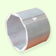 Ø44 octagonal aluminum tube 