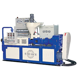 twin screw pvc profile extruder