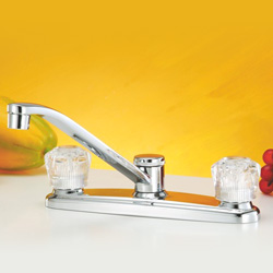 two handle kitchen faucet 